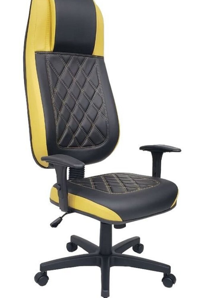 Cadeira Gamer Para Home Office Linha Gamer Blenda Amarelo Cadeira Gamer Para Home Office Linha Gamer Blenda Amarelo