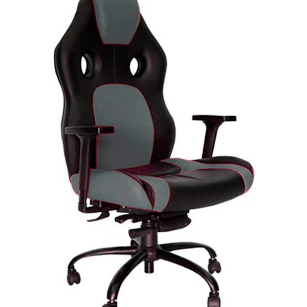 Cadeira Gamer Para Escritório Linha Gamer Racing Cinza Cadeira Gamer Para Escritório Linha Gamer Racing Cinza