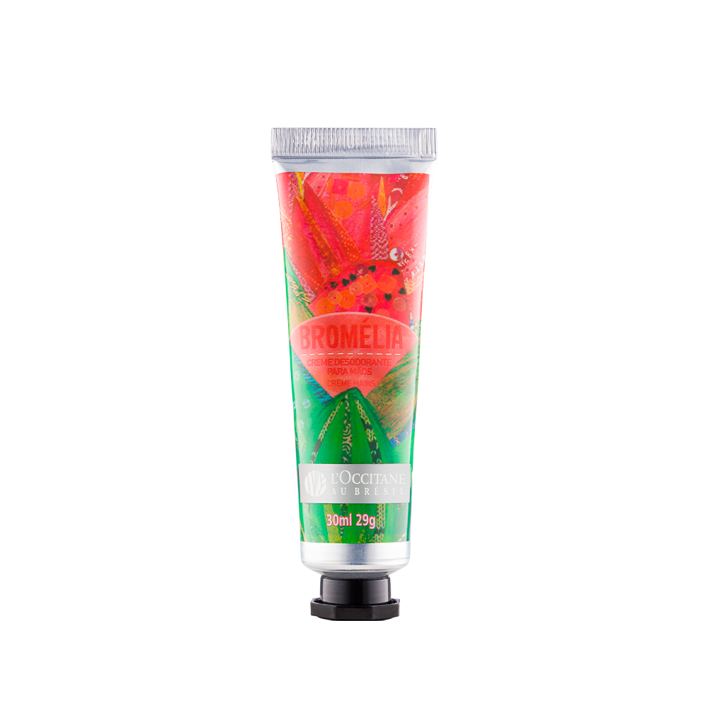 Creme Desodorante de Mãos Bromélia 30ml Creme Desodorante de Mãos Bromélia 30ml