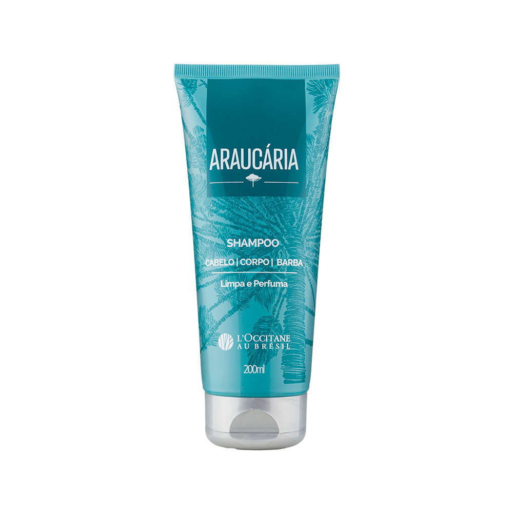 Shampoo Cabelo Corpo Barba Araucária 200ml Shampoo Cabelo Corpo Barba Araucária 200ml