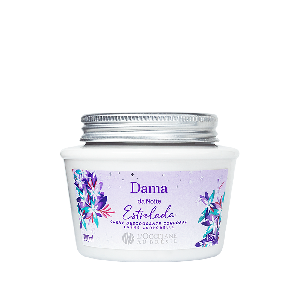Creme Desodorante Corporal Dama da Noite Estrelada 200ml