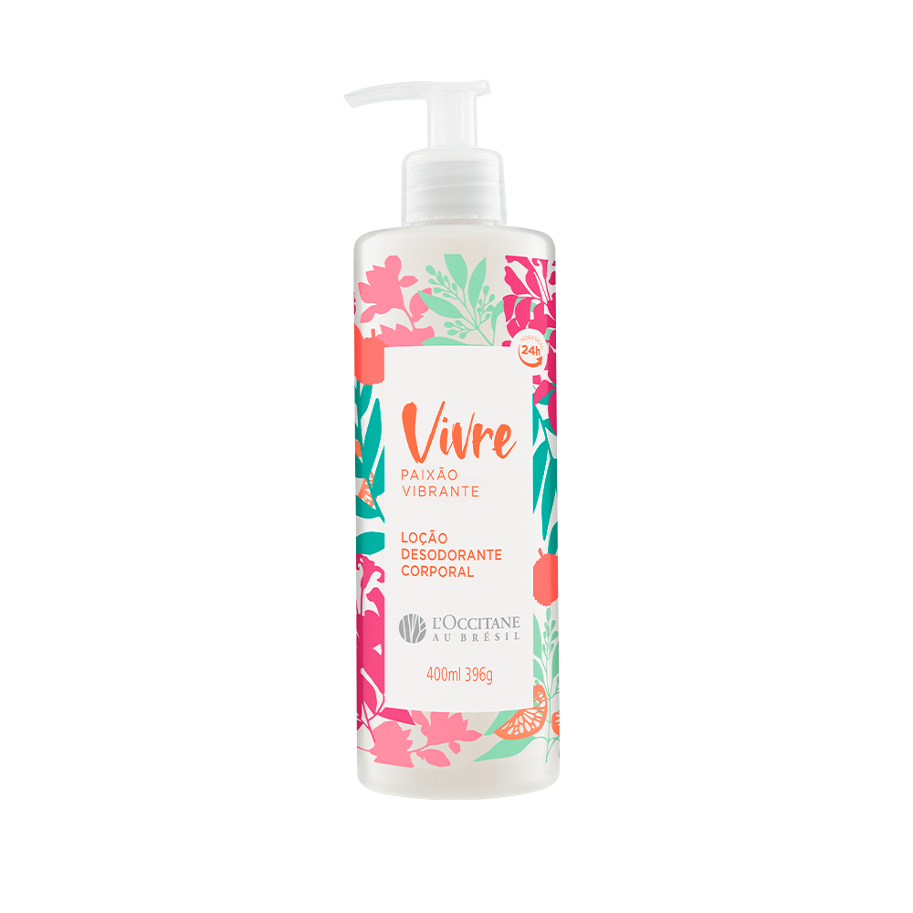 Loção Desodorante Corporal Paixão Vibrante 400ml Loção Desodorante Corporal Paixão Vibrante 400ml