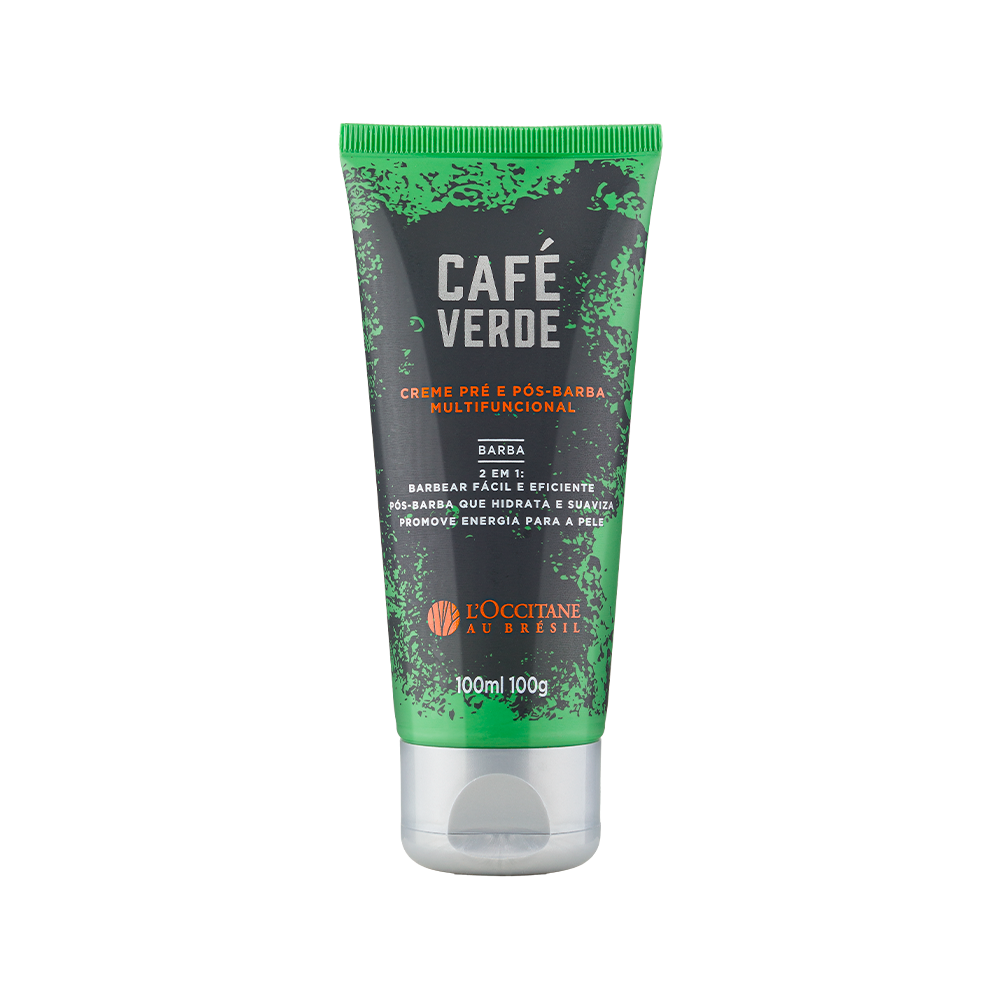 Creme Pré e Pós-Barba Multifuncional Café Verde 100ml Creme Pré e Pós-Barba Multifuncional Café Verde 100ml