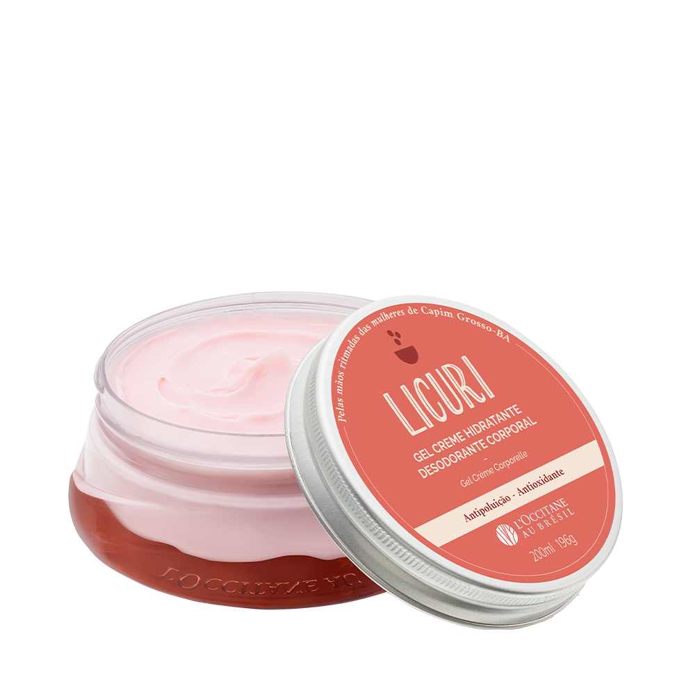 Gel Creme Hidratante Desodorante Corporal Licuri 200ml Gel Creme Hidratante Desodorante Corporal Licuri 200ml