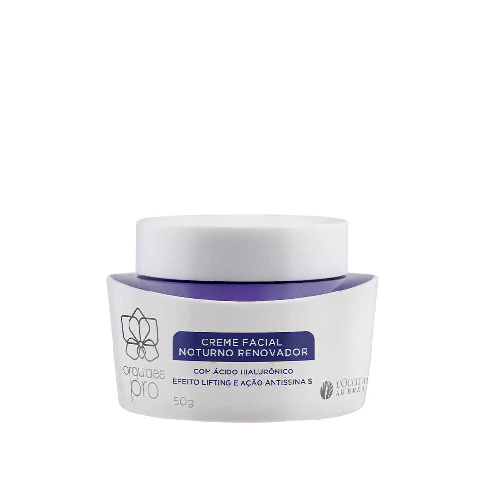 Creme Facial Noturno Renovador Orquídea Pro 50g Creme Facial Noturno Renovador Orquídea Pro 50g