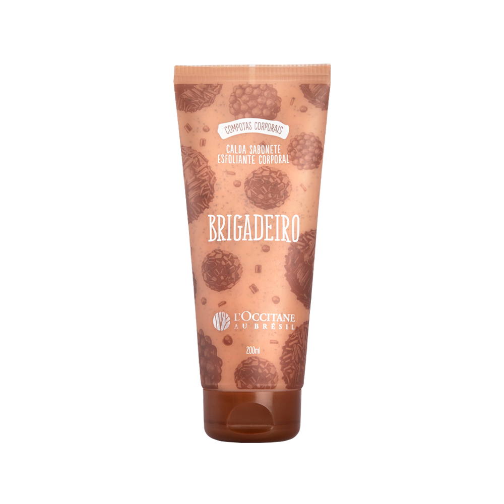 Calda Sabonete Esfoliante Corporal Brigadeiro 200mL Calda Sabonete Esfoliante Corporal Brigadeiro 200mL