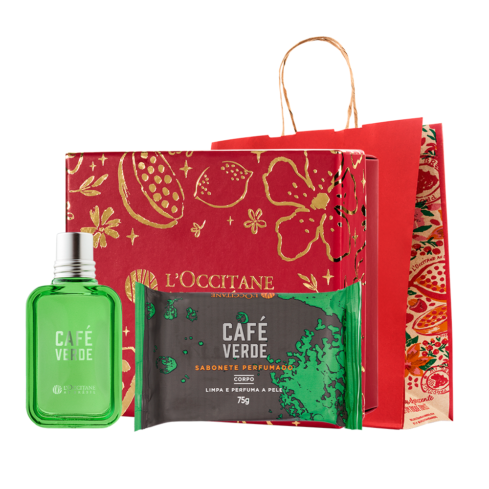 Presente Sabonete e Deo Colônia Café Verde Presente Sabonete e Deo Colônia Café Verde