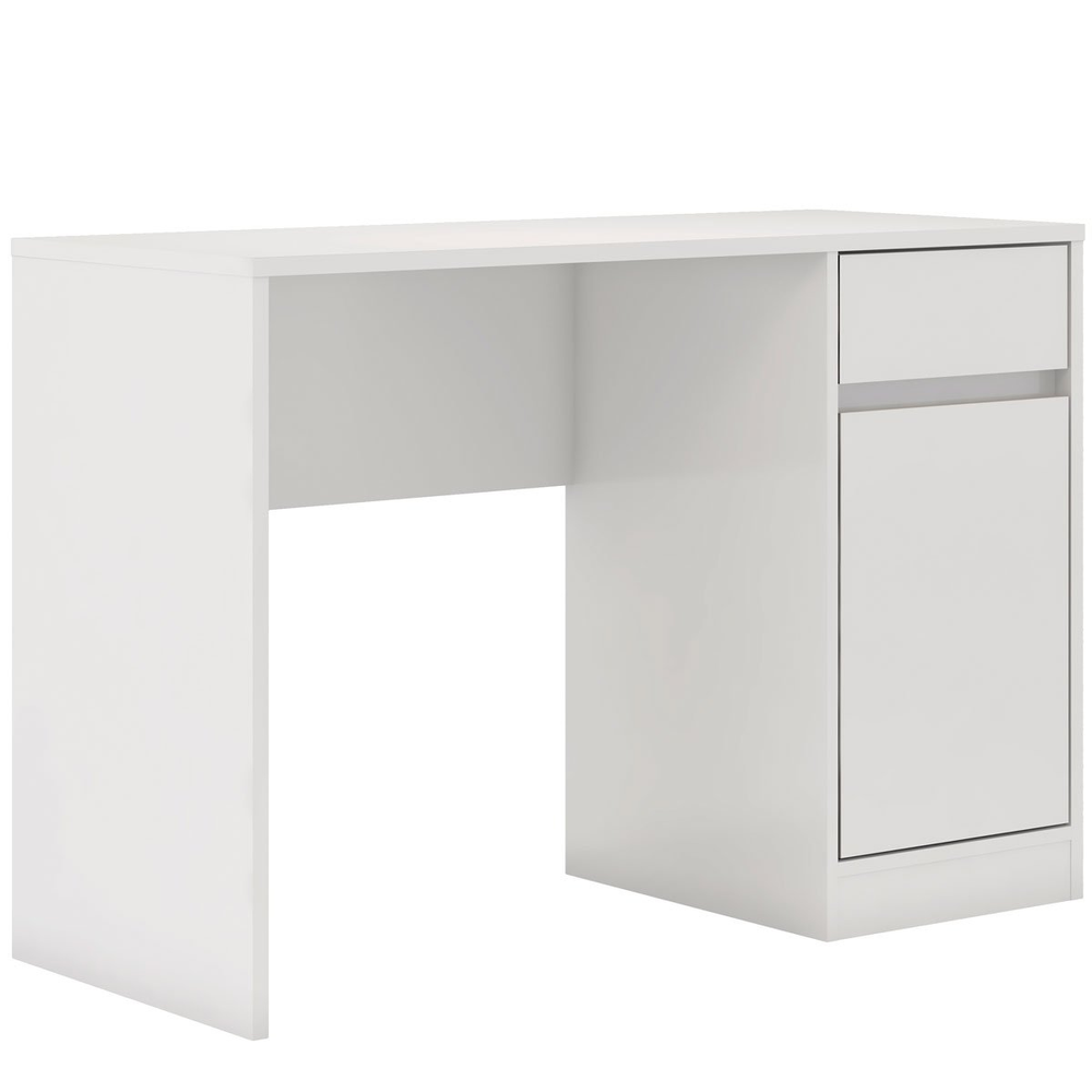 Escrivaninha Office 1 Gaveta 1 Porta Luna Branco Escrivaninha Office 1 Gaveta 1 Porta Luna Branco