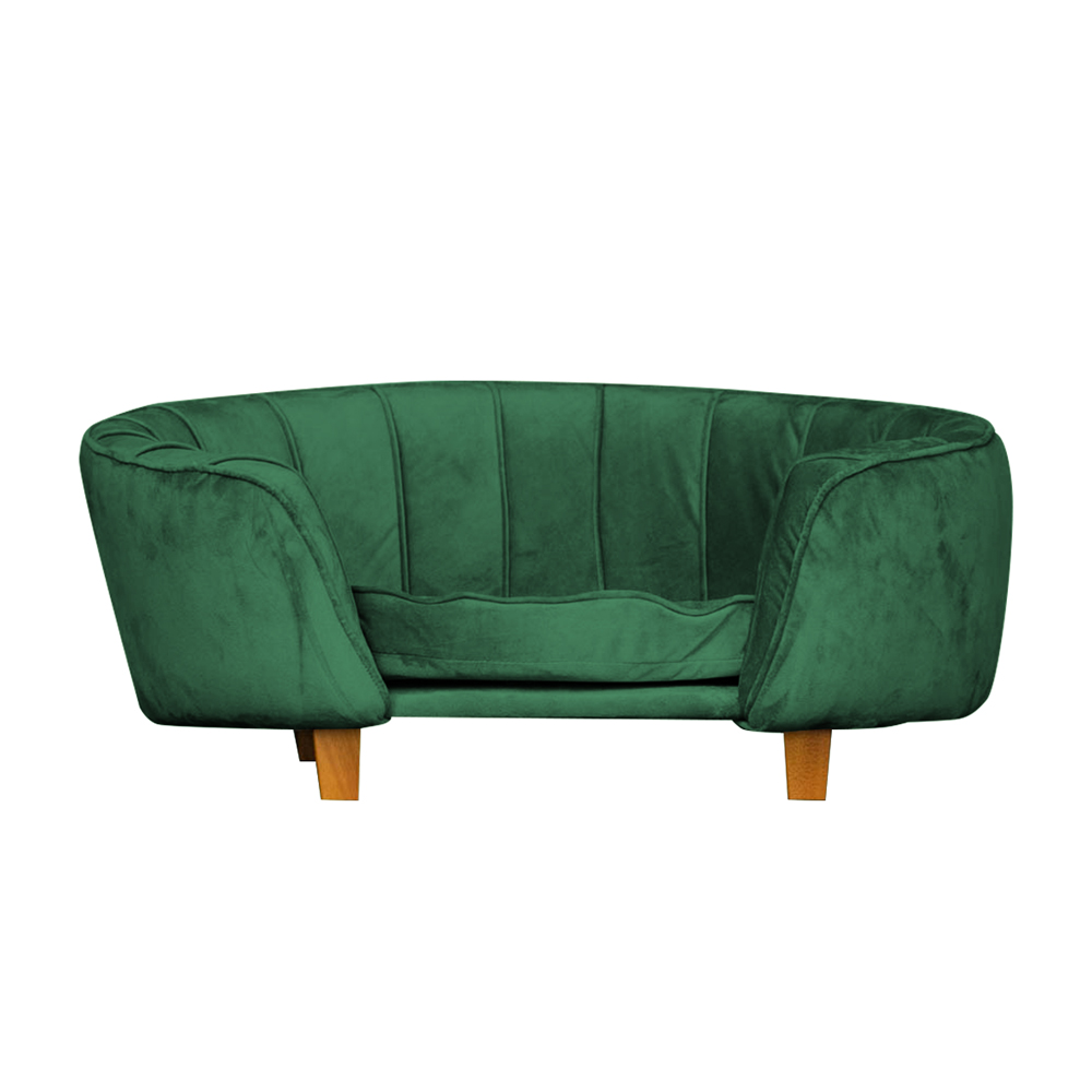 Poltrona Cama Caminha Pet Laddi Veludo Verde Dvinn Poltrona Cama Caminha Pet Laddi Veludo Verde Dvinn