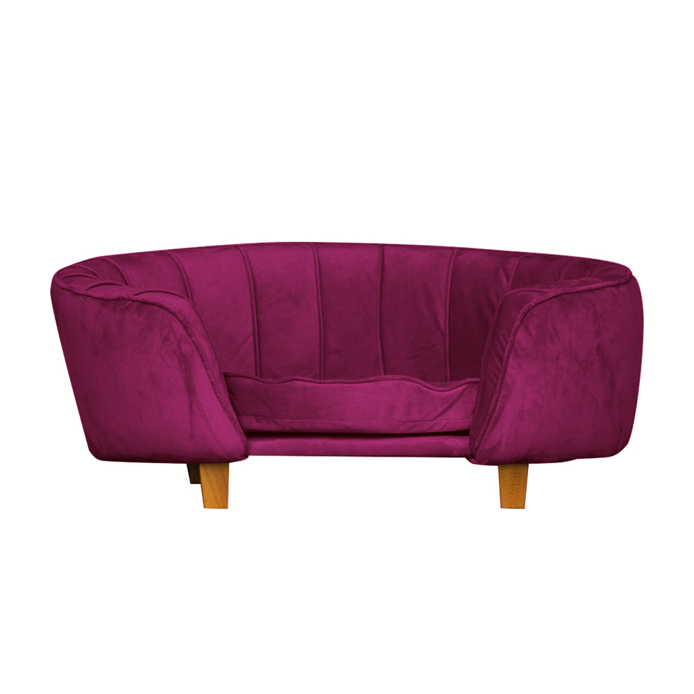 Poltrona Cama Caminha Pet Laddi Veludo Marsala Dvinn Poltrona Cama Caminha Pet Laddi Veludo Marsala Dvinn