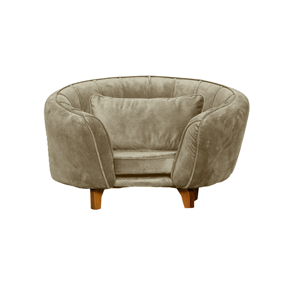 Poltrona Cama Caminha Pet Baby Laddi Veludo Capuccino Dvinn Poltrona Cama Caminha Pet Baby Laddi Veludo Capuccino Dvinn