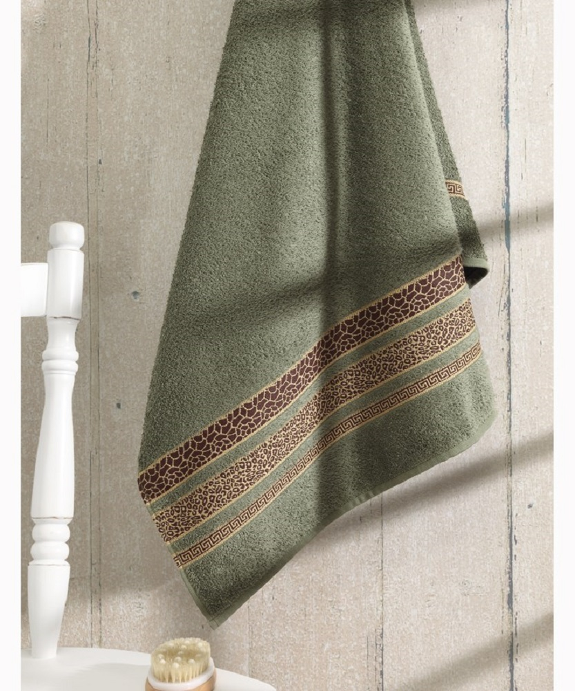 Toalha De Banho Jacquard Premium Fj5107- Musgo Toalha De Banho Jacquard Premium Fj5107- Musgo