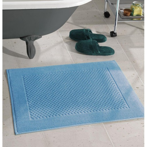 Toalha para Piso Felpudo Liso Prime Azul Toalha para Piso Felpudo Liso Prime Azul
