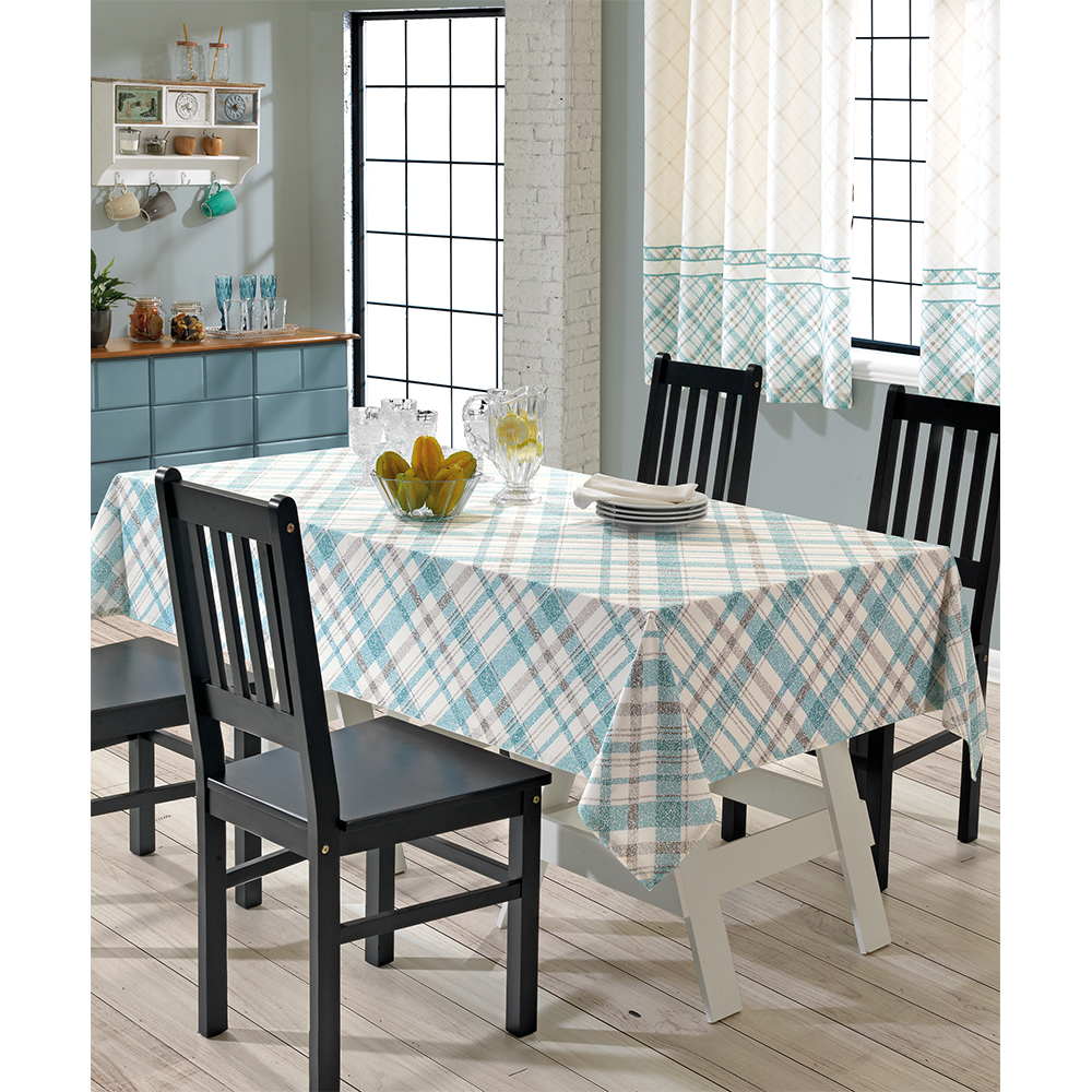Toalha de Mesa Retangular 6 Lugares Genebra Irene Estampada Dohler Toalha de Mesa Retangular 6 Lugares Genebra Irene Estampada Dohler