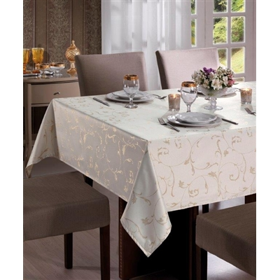 Toalha de Mesa Quadrada 04 Lugares TJ-4227 Toalha de Mesa Quadrada 04 Lugares TJ-4227