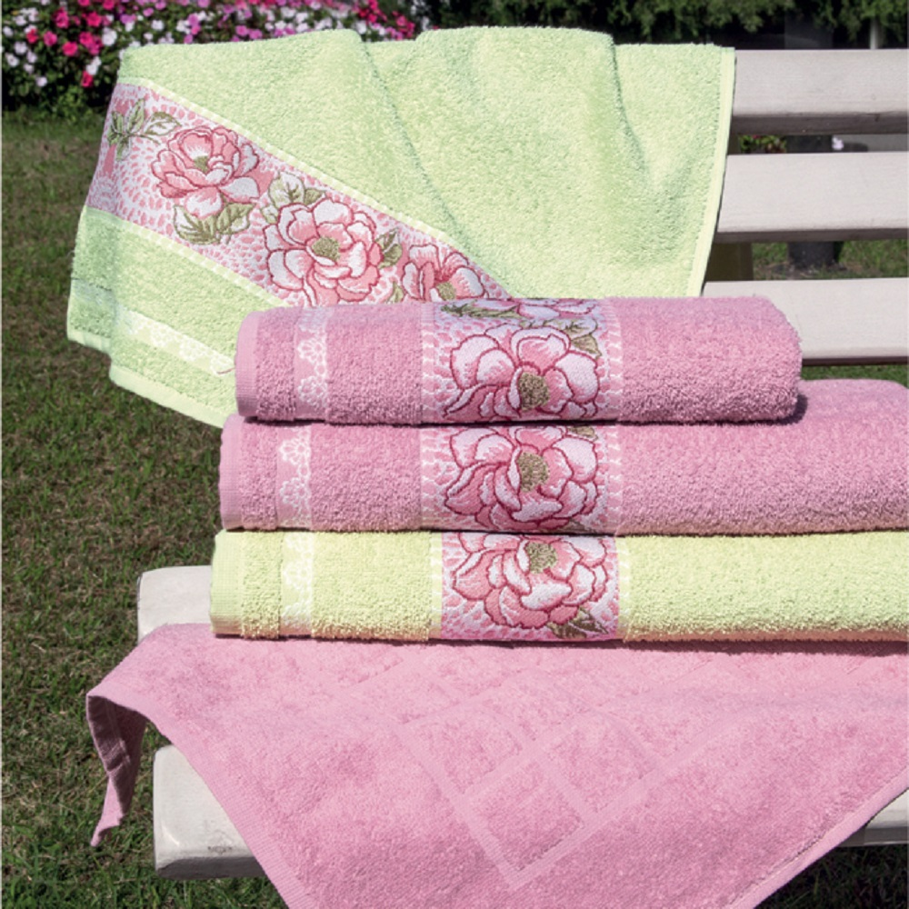 Jogo de Banho 5 Peças Felpudo Jacquard Premium FJ-5455 A