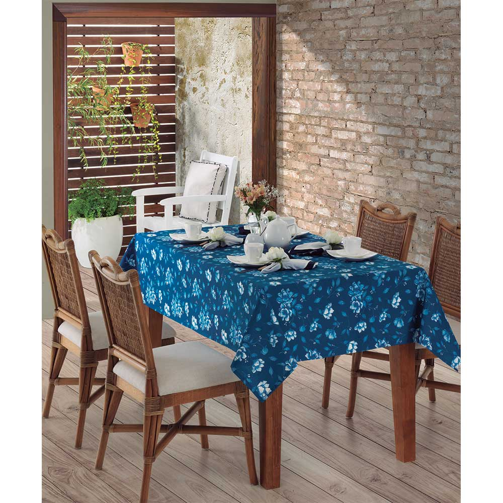 Toalha de Mesa Quadrada Clean Athenas Eunice Dohler Toalha de Mesa Quadrada Clean Athenas Eunice Dohler
