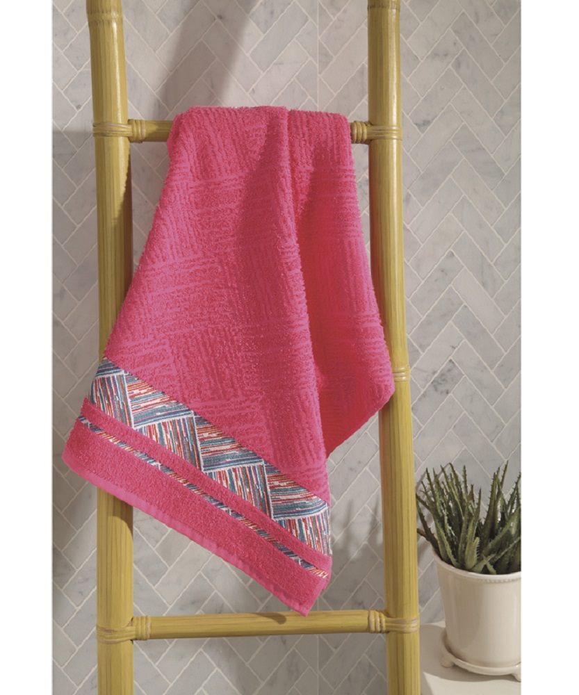 TOALHA DE BANHO JACQUARD PREMIUM FJ5863 - PINK TOALHA DE BANHO JACQUARD PREMIUM FJ5863 - PINK
