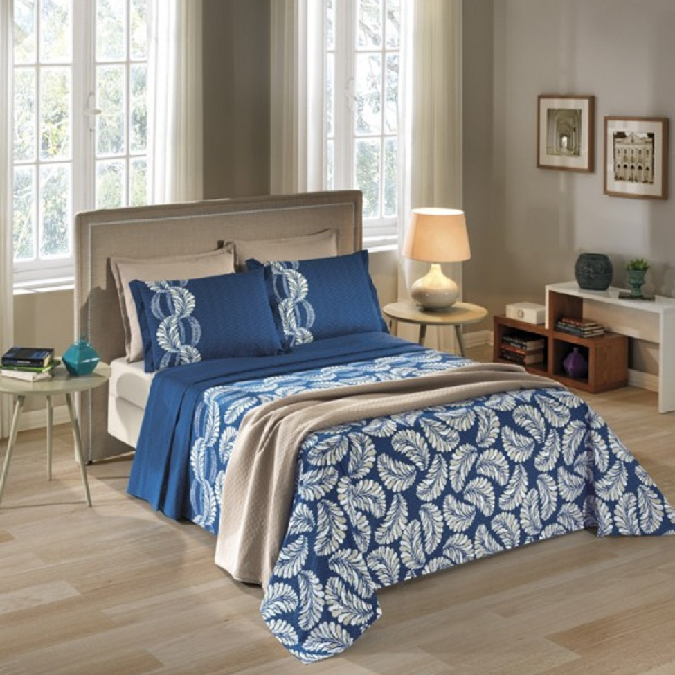 Jogo de Cama Queen 150 Fios Living Luna Jogo de Cama Queen 150 Fios Living Luna