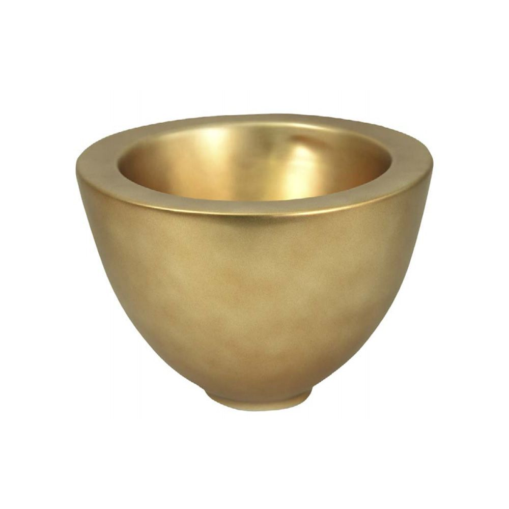 Centro de Mesa Decorativo em Cerâmica Cobre Antigo 17,8X24,6X24,6cm - D'Rossi Centro de Mesa Decorativo em Cerâmica Cobre Antigo 17,8X24,6X24,6cm - D'Rossi