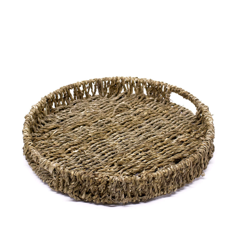 Bandeja de Palha Redonda 5x30x30 cm - D'Rossi Bandeja de Palha Redonda 5x30x30 cm - D'Rossi