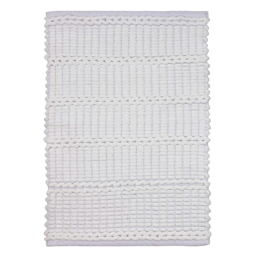 Tapete Banheiro Antiderrapante Caribe 01 Branco 0,50X0,70M Tapete Banheiro Antiderrapante Caribe 01 Branco 0,50X0,70M