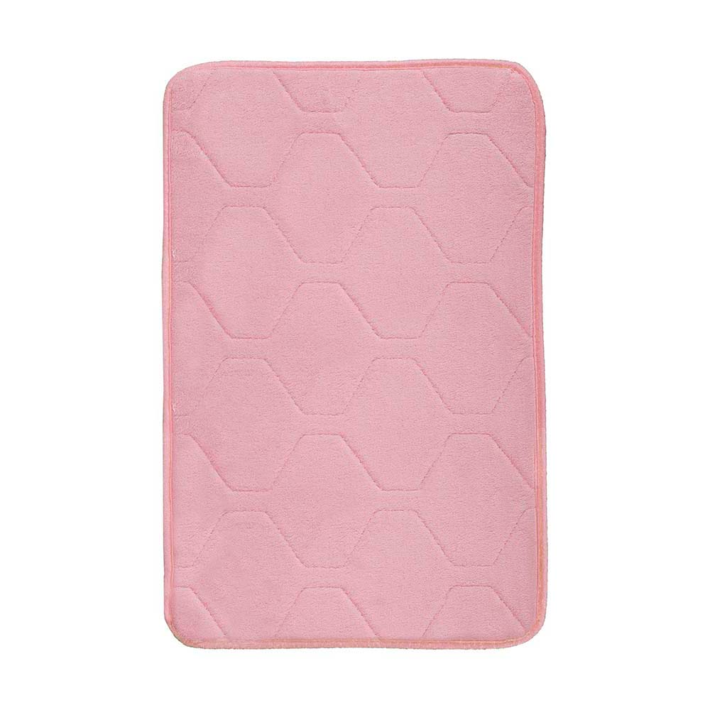 Tapete de Banheiro Touch 04 Rosa 0,60X0,80M - Edantex Tapete de Banheiro Touch 04 Rosa 0,60X0,80M - Edantex
