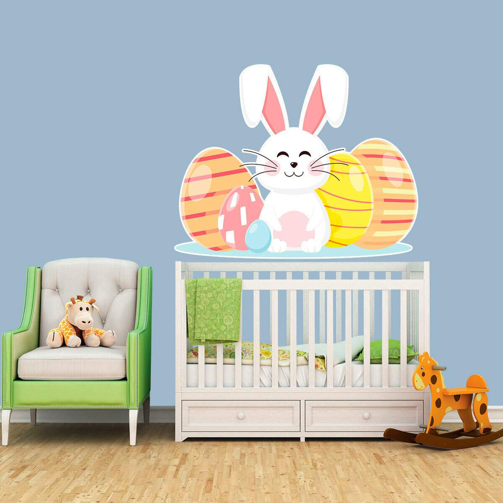 Adesivo de Parede Infantil Páscoa 8- Medio 55x43,5cm Adesivo de Parede Infantil Páscoa 8- Medio 55x43,5cm
