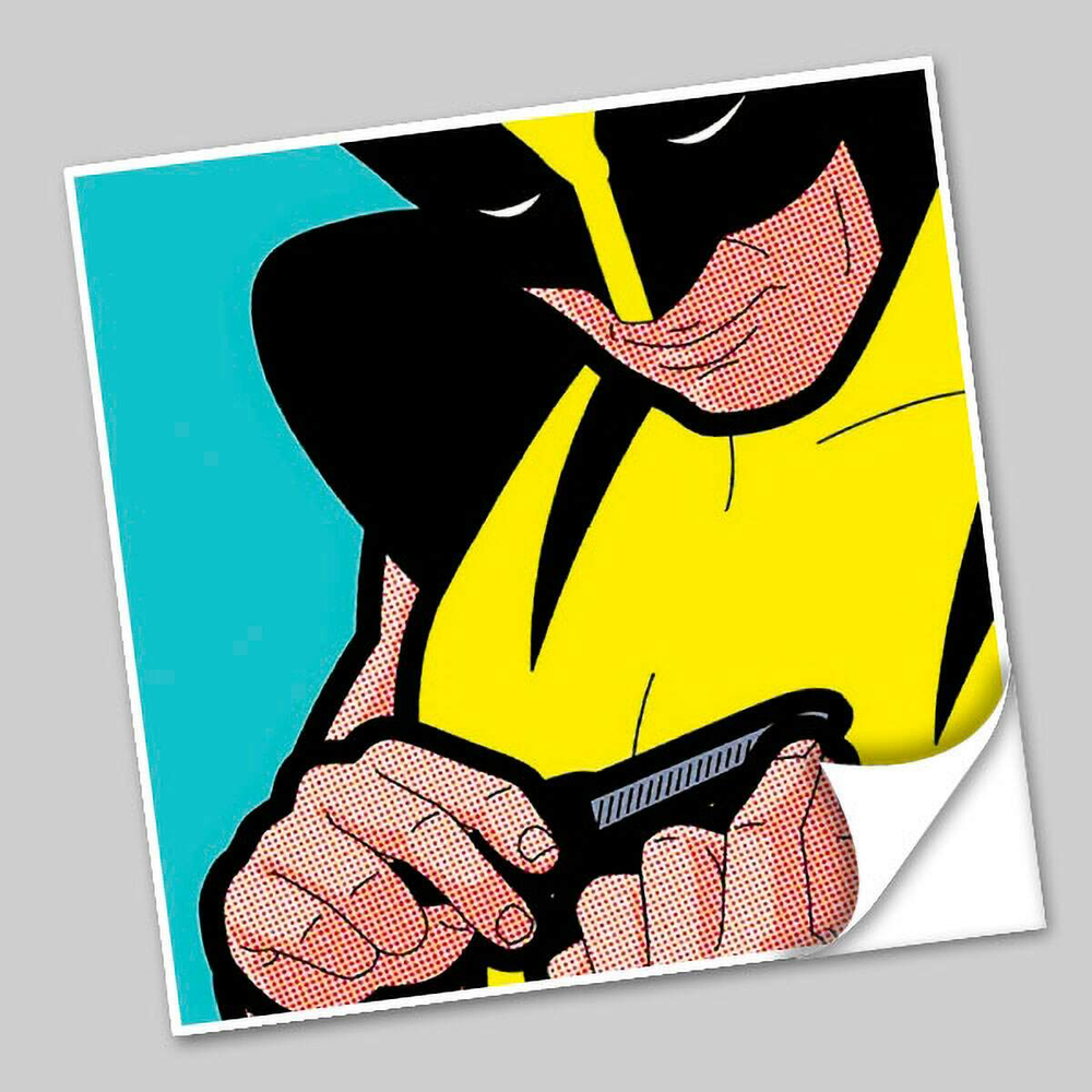 Azulejo Unitário Pop Art Comics 218-10x10cm Azulejo Unitário Pop Art Comics 218-10x10cm