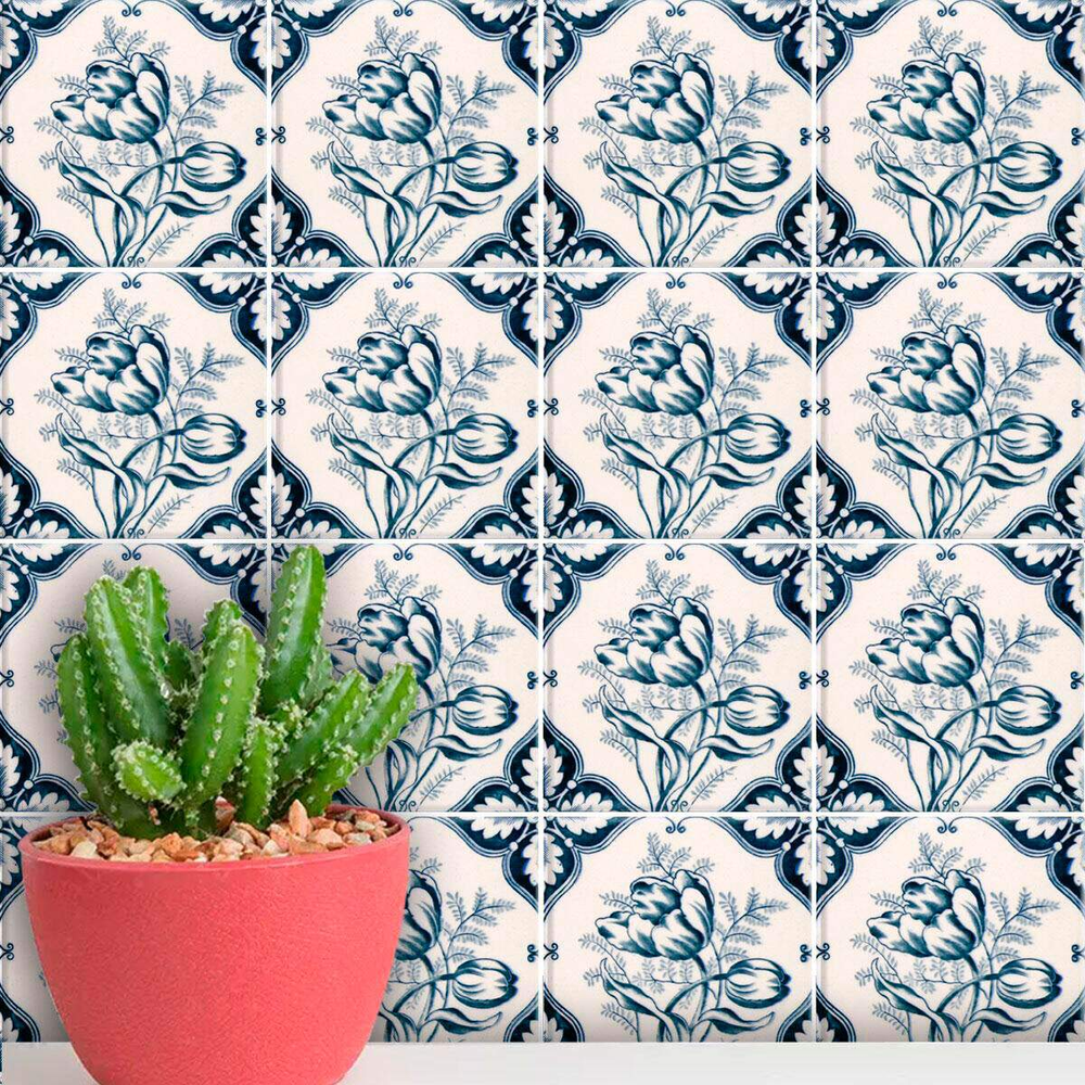 Adesivos de Azulejos Ladrilhos Hidráulicos Modelo 08-10x10cm Adesivos de Azulejos Ladrilhos Hidráulicos Modelo 08-10x10cm
