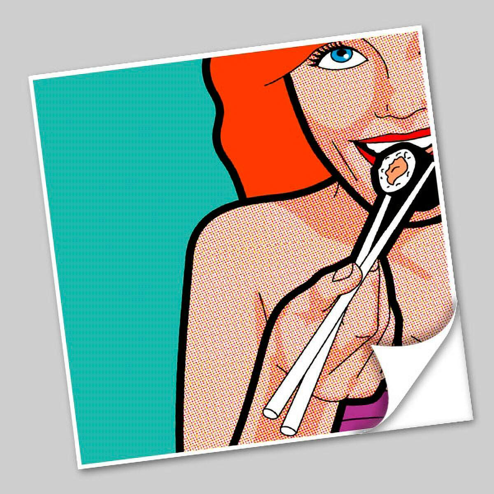 Azulejo Unitário Pop Art Comics 213-15x15cm Azulejo Unitário Pop Art Comics 213-15x15cm