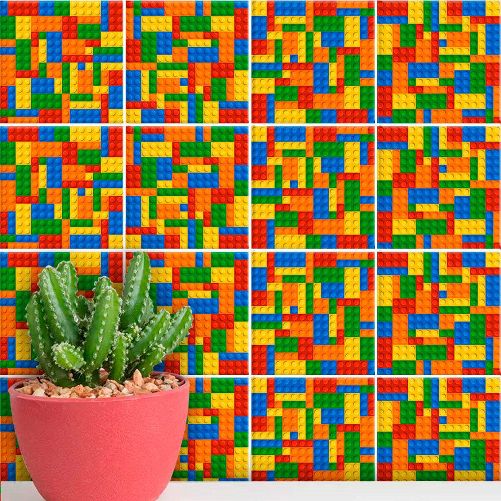 Adesivos de Azulejos Ladrilhos Hidráulicos Modelo 137-10x10cm Adesivos de Azulejos Ladrilhos Hidráulicos Modelo 137-10x10cm