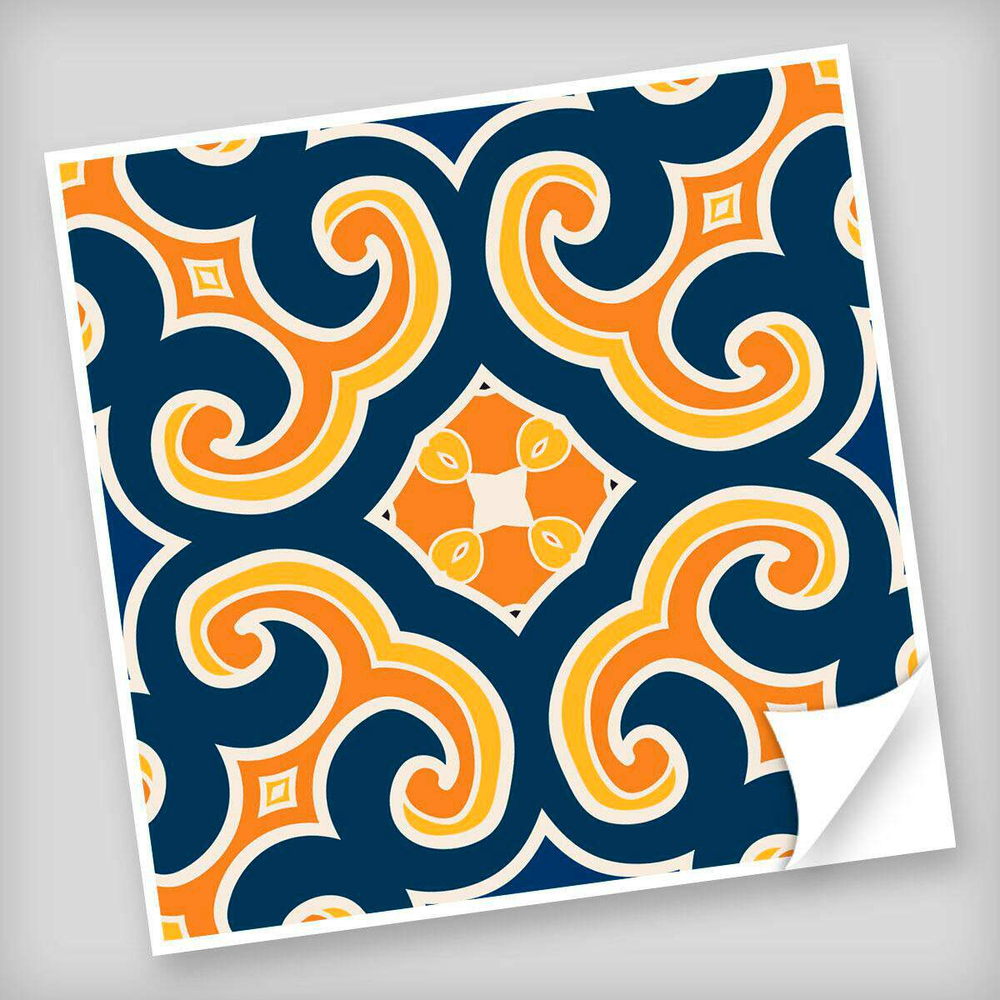 Adesivo para Azulejo Unitário Modelo 312-15x15cm Adesivo para Azulejo Unitário Modelo 312-15x15cm
