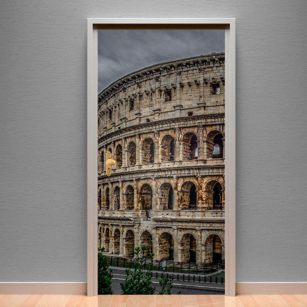 Adesivo para Porta Paisagem 27 Coliseu-63X210Cm Adesivo para Porta Paisagem 27 Coliseu-63X210Cm