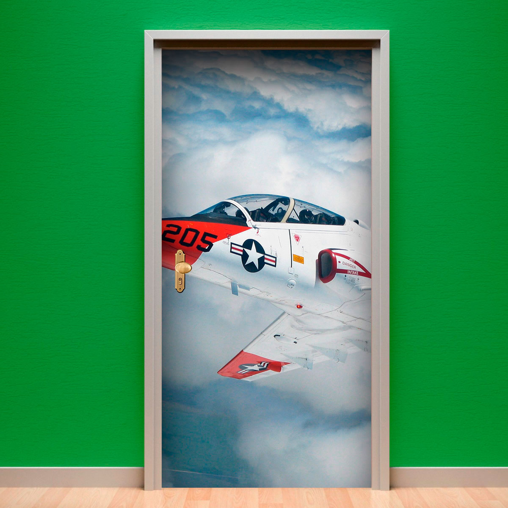 Adesivo para Porta Caça Americano-63X210Cm Adesivo para Porta Caça Americano-63X210Cm