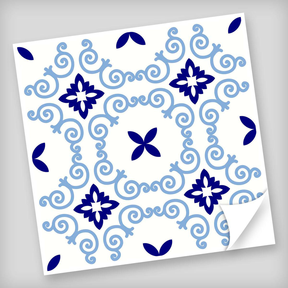Adesivo para Azulejo Unitário Modelo 289-20x20cm Adesivo para Azulejo Unitário Modelo 289-20x20cm