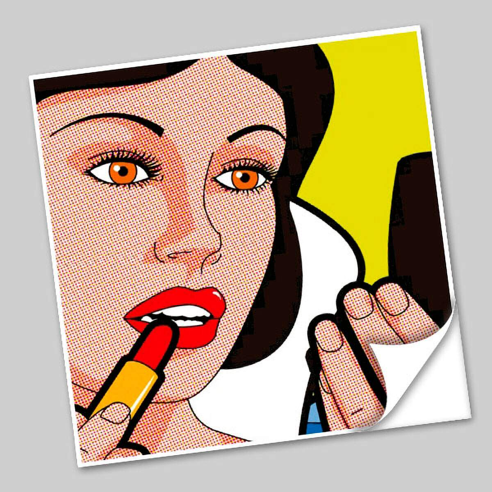 Azulejo Unitário Pop Art Comics 210-15x15cm Azulejo Unitário Pop Art Comics 210-15x15cm