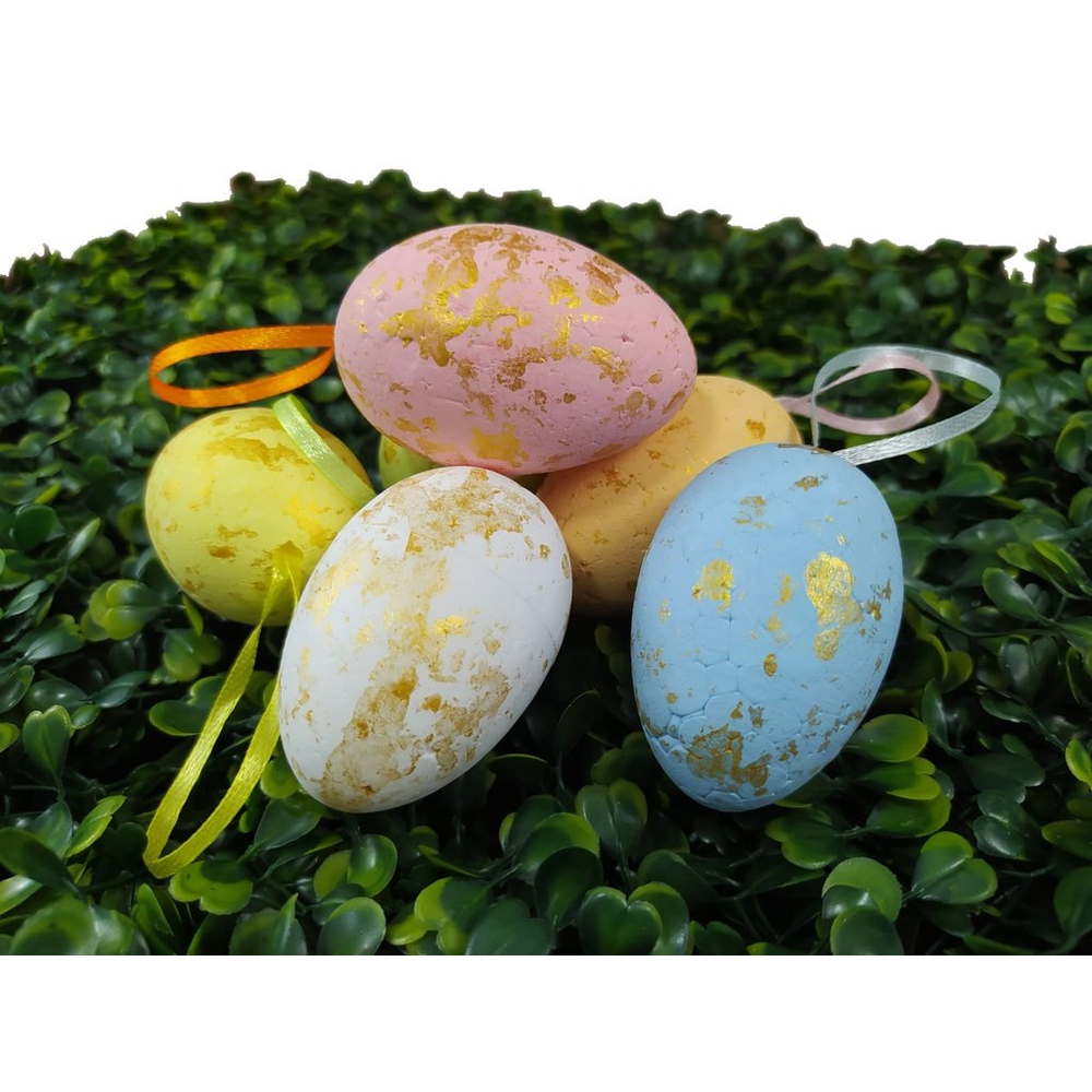 Enfeite Decorativo Páscoa 30 Ovos Pendentes Coloridos Enfeite Decorativo Páscoa 30 Ovos Pendentes Coloridos