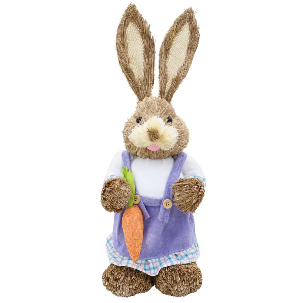 Coelha De Páscoa Decoração Enfeite Coelhinha 46cm Coelha De Páscoa Decoração Enfeite Coelhinha 46cm