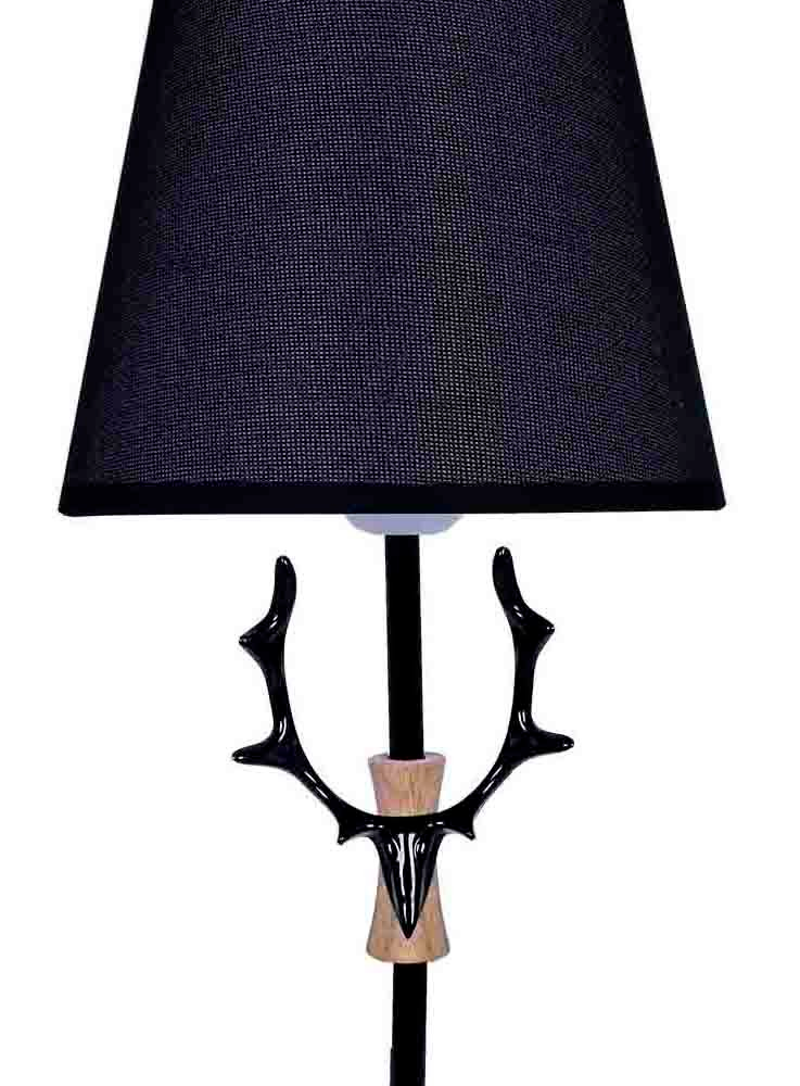 Abajur Luminária Preta De Mesa 43cm Bivolt 110/220v Abajur Luminária Preta De Mesa 43cm Bivolt 110/220v