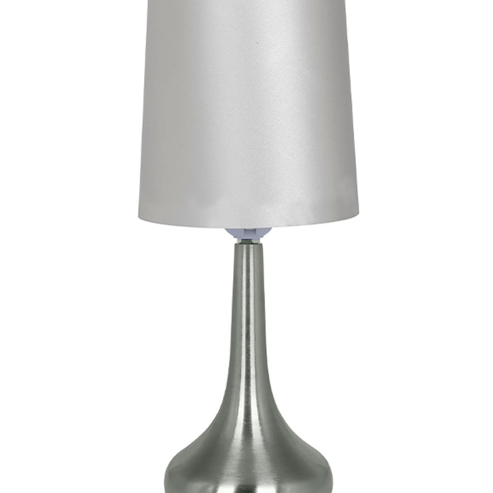 Abajur Luminária Branca De Mesa 35,5cm Bivolt 110/220v