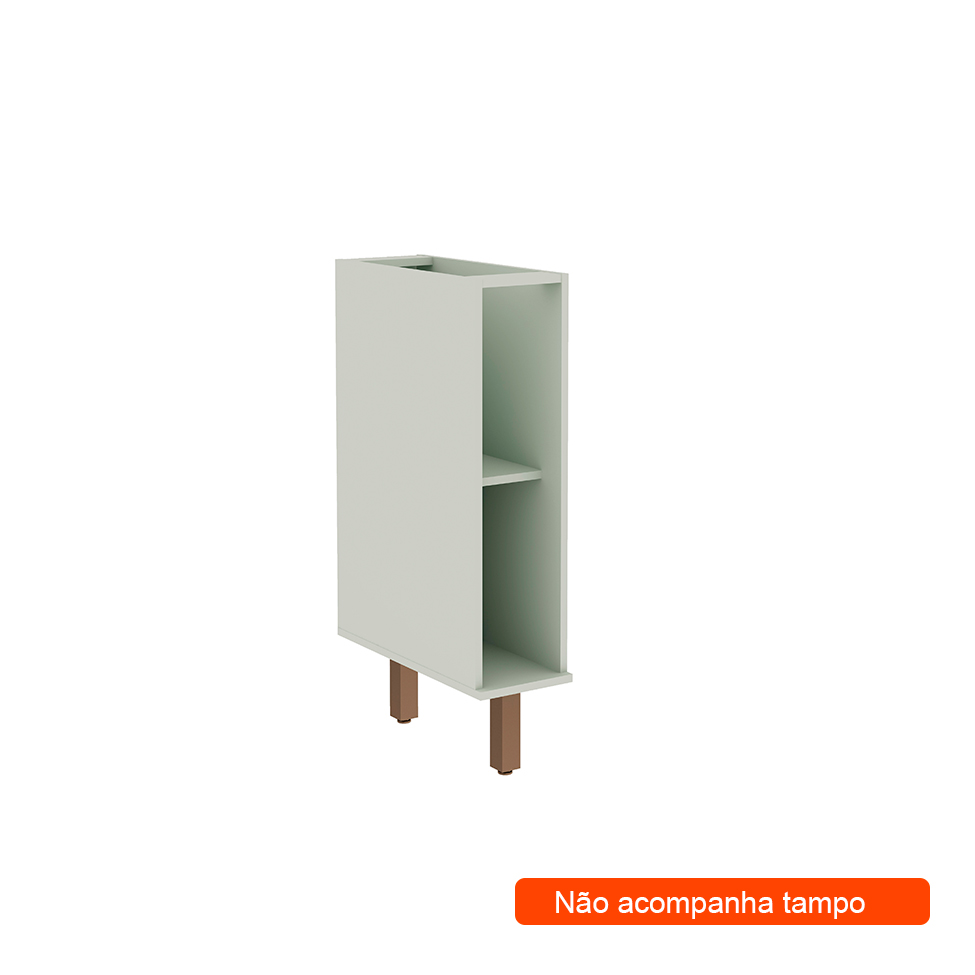 Balcão de Cozinha Iluminada Verde Mint 20 cm Balcão de Cozinha Iluminada Verde Mint 20 cm