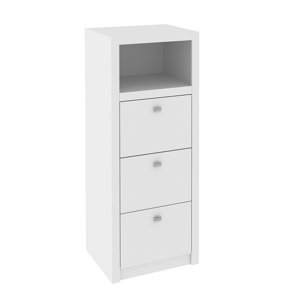 Armário Arquivo para Escritório Home Office ME4118 MDP Branco G69 - Gran Belo Armário Arquivo para Escritório Home Office ME4118 MDP Branco G69 - Gran Belo