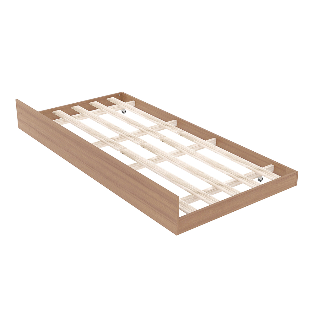 Cama auxiliar MDP CM8008 Amendoa G69 - Gran Belo Cama auxiliar MDP CM8008 Amendoa G69 - Gran Belo