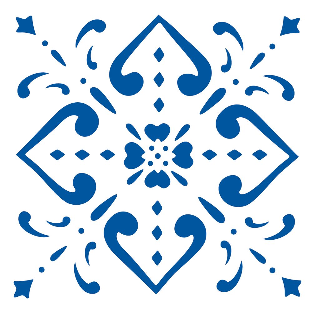Adesivo De Azulejo Haus For Fun Portugues Azul 15X15 Adesivo De Azulejo Haus For Fun Portugues Azul 15X15