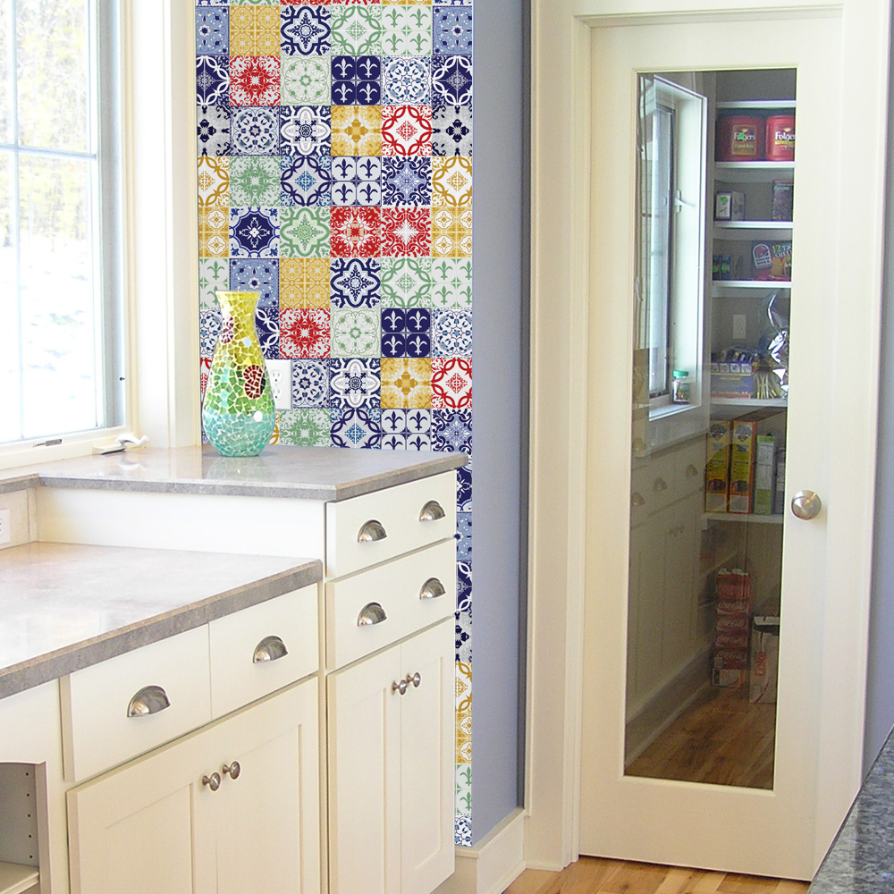 Adesivo De Azulejo Haus For Fun Mix Cores 10X10 Adesivo De Azulejo Haus For Fun Mix Cores 10X10