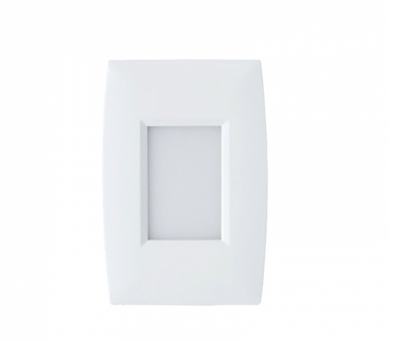 Balizador Passi Branco 2W 3000K Luz Quente Bivolt Uso Externo - Hevvy Balizador Passi Branco 2W 3000K Luz Quente Bivolt Uso Externo - Hevvy