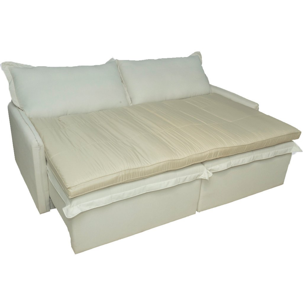 Pillow Top para Sofá Reclinável 10cm 1200g/m² 220x100cm Areia Pillow Top para Sofá Reclinável 10cm 1200g/m² 220x100cm Areia