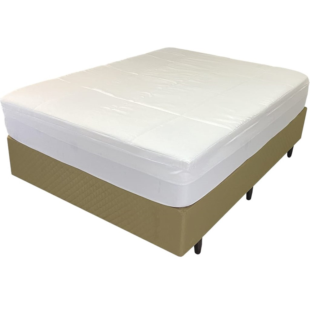 Pillow Top Solteiro King Espuma Soft 5cm Capa Removível 100x200cm Branco Pillow Top Solteiro King Espuma Soft 5cm Capa Removível 100x200cm Branco