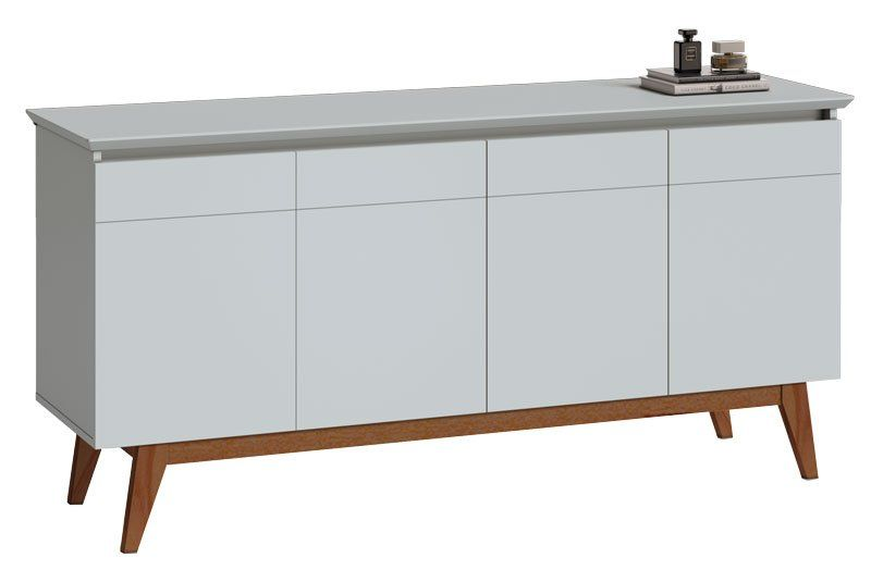 Buffet Classic Branco Acetinado - Imcal Móveis Buffet Classic Branco Acetinado - Imcal Móveis